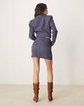 Костюмная юбка из денима от ASOS DESIGN - фото 4