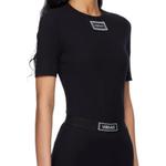 VERSACE Футболка женская черная - фото 3