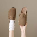 Закрытые тапочки унисекс Little Red Man, оливковый - фото 8