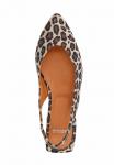 Туфли-лодочки с открытой пяткой MIT LEOPRINT Manfield, бежевый - фото 3