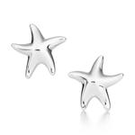 Серьги Tiffany & Co. Elsa Peretti Starfish, серебро - фото