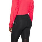 Леггинсы Nike Fast Crop, черный/серебряный - фото 3