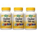 Холин Nature's Way, 500 мг, 3x100 шт - фото