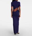 Платье макси с вырезом Lattice Separation Christopher Esber, Violet - фото 3