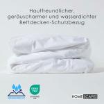 Водонепроницаемый пододеяльник 260/220 см Homescapes, белый - фото 3