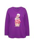 Лонгслив Ulla Popken Longsleeve, цвет dunkles violett - фото