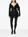 Декорированное платье мини BLUMARINE, черный - фото 2