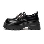 EXULL Q Лоферы женские черные - фото