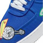 Кеды Nike Air Force 07 Premium, бело-синий - фото 8