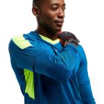 Футболка вратарская взрослая Kipsta F500, синий/неоновый желтый - фото 5