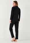 Пижамный комплект REGULAR FIT SET LELA, черный - фото 4