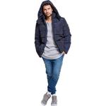 Пуховик с капюшоном Urban Classics, темно-синий - фото 6