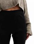 Брюки Miss Selfridge Rib Kick Flare, черный - фото 3