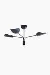 Светильник H&M Ceiling With Three Arms, черный - фото