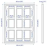 Рамка Ikea Rodalm For 9 Pictures, 46x61 см, черный - фото 6