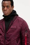 Куртка-бомбер Alpha Industries, бордовый - фото 5
