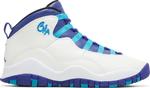 Кроссовки Air Jordan 10 GS Charlotte Hornets, белый - фото
