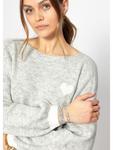 Свитер SASSYCLASSY, серый - фото 4