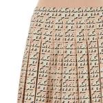 Мини-юбка T Monogram с высокой талией TORY BURCH, желтый - фото 6