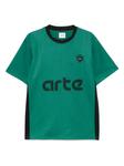 Футболка с принтом ARTE, зеленый - фото
