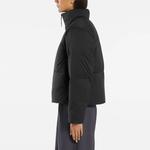 Пуховик женский Arcteryx с воротником-стойкой, черный - фото 4