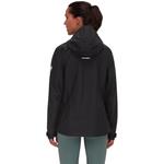 Женский походный дождевик Mammut, черный/серый - фото 3