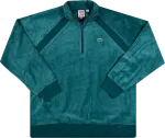 Топ Supreme x Lacoste Velour Half Zip Track Top 'Teal', бирюзовый - фото