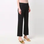 VERSACE Высокие расклешенные брюки, Black - фото 6