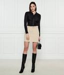 Рубашка женская Guess Jeans приталенная со сборками, черный - фото 2