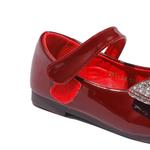 Детская кожаная обувь для детей ABCdoukids, бургундия - фото 3