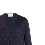 Мужской свитер Gucci, синий - фото 6