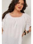 Блузка Curvy Lady, белый - фото 4