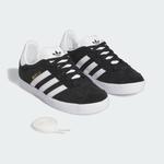 Кроссовки детские Adidas Gazelle, черный/белый (Размер 27.5 RU) - фото 8