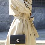 Женская сумка через плечо Gucci с узором, черный - фото 11