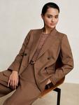 Солен двубортный блейзер Reiss, Tan - фото 3