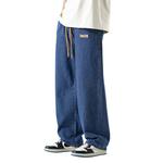 Джинсы унисекс GROW DATE, темно-синий - фото