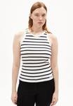 Топ ARMEDANGELS KANITAA STRIPES, White Black/White - фото