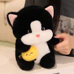 Мягкая игрушка котенок лимон Fox fairy, черный - фото 3