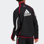 Куртка adidas Logo Stand Collar Stripe Long Sleeves Jacket Black, мультиколор - фото 3