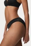 Трусы 3PACK LACE BIKINI KNICKERS Marks & Spencer, черный - фото 3