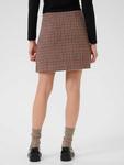 Мини-юбка Julissa Check Part Two, Tawny Ganache - фото 2