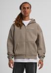 Толстовка с капюшоном на молнии Prohibited 10119, серо-коричневый - фото 3