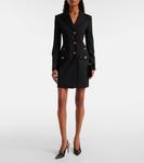 Шерстяное платье-пиджак Veronica Beard, Black - фото 2