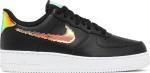 Кроссовки Nike Air Force 1 Low 'Iridescent Pixel - Black', черный - фото