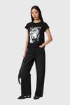 Футболка AllSaints Static Graphic Anna, черный - фото 7