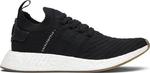 Кроссовки Adidas NMD_R2 Primeknit 'Japan Black Gum', черный - фото 2