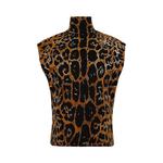 Топ Alaïa Leo Top, Noir/Multicolor - фото