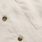 Пижама H&M Home Washed Linen, бежевый - фото 4