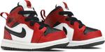 Кроссовки Jordan 1 Mid TD Chicago Black Toe, красный - фото 8