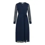 Платье Vila Falia long sleeve, синий - фото 3